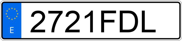 Numer rejestracyjny 2721FDL posiada OPEL ZAFIRA Numer rejestracyjny 2721FDL posiada OPEL ZAFIRA