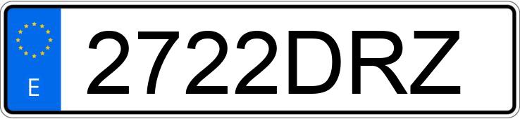 Numer rejestracyjny 2722DRZ posiada MERCEDES CL (215-216)