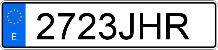 Numer rejestracyjny 2723JHR posiada NISSAN SUNNY