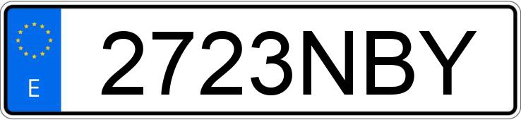 Numer rejestracyjny 2723NBY posiada AUDI Q8