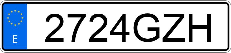 Numer rejestracyjny 2724GZH posiada DAELIM ROADWIN Numer rejestracyjny 2724GZH posiada DAELIM ROADWIN