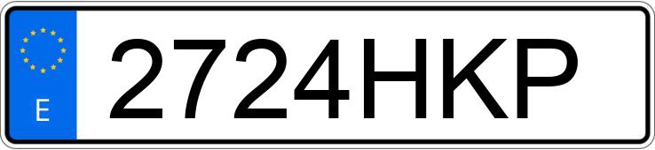 Pirat drogowy w pojeździe o numerach rejestracyjnych 2724HKP