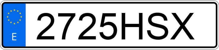 Numer rejestracyjny 2725HSX posiada RENAULT CLIO Numer rejestracyjny 2725HSX posiada RENAULT CLIO