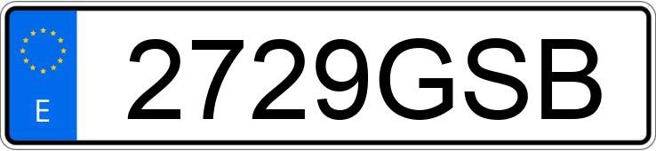 Numer rejestracyjny 2729GSB posiada FIAT PUNTO Numer rejestracyjny 2729GSB posiada FIAT PUNTO