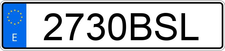 Numer rejestracyjny 2730BSL posiada RENAULT MEGANE