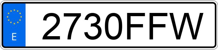 Numer rejestracyjny 2730FFW posiada OPEL VECTRA Numer rejestracyjny 2730FFW posiada OPEL VECTRA