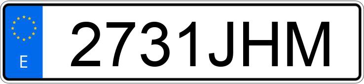 Numer rejestracyjny 2731JHM posiada PEUGEOT 308