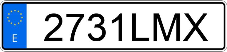 Numer rejestracyjny 2731LMX posiada PEUGEOT RIFTER