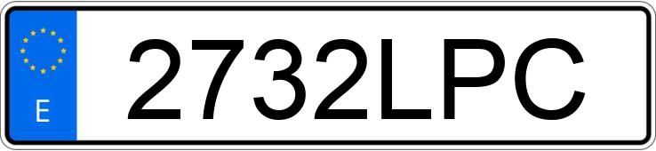 Numer rejestracyjny 2732LPC posiada KIA PICANTO