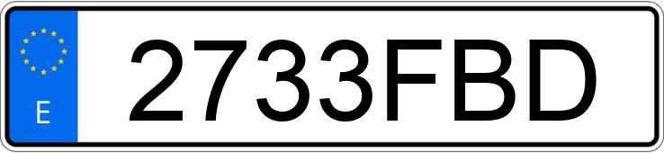 Numer rejestracyjny 2733FBD posiada SEAT IBIZA Numer rejestracyjny 2733FBD posiada SEAT IBIZA