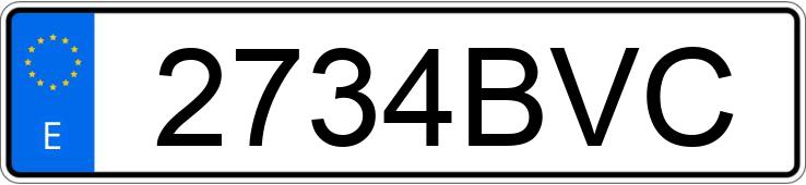 Numer rejestracyjny 2734BVC posiada MINI MINI