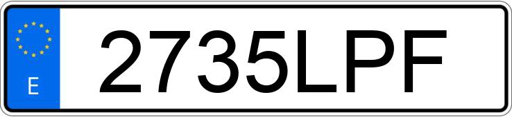 Numer rejestracyjny 2735LPF posiada KAWASAKI Z 125 Numer rejestracyjny 2735LPF posiada KAWASAKI Z 125