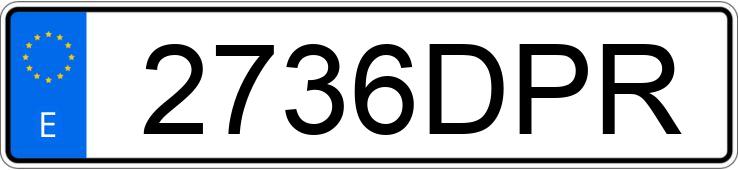 Numer rejestracyjny 2736DPR posiada VOLKSWAGEN SHARAN Numer rejestracyjny 2736DPR posiada VOLKSWAGEN SHARAN