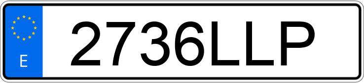 Numer rejestracyjny 2736LLP posiada PEUGEOT 308