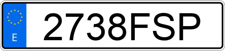 Numer rejestracyjny 2738FSP posiada ALFA ROMEO 159