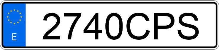 Numer rejestracyjny 2740CPS posiada OPEL CORSA