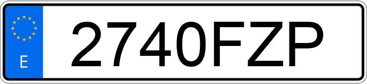 Numer rejestracyjny 2740FZP posiada BMW X5 Numer rejestracyjny 2740FZP posiada BMW X5