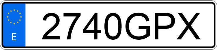 Numer rejestracyjny 2740GPX posiada CITROEN XSARA Numer rejestracyjny 2740GPX posiada CITROEN XSARA