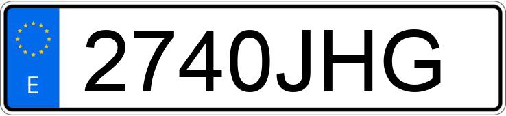 Numer rejestracyjny 2740JHG posiada TOYOTA VERSO