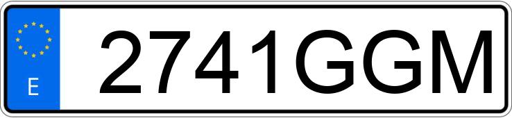 Numer rejestracyjny 2741GGM posiada BENTLEY CONTINENTAL Numer rejestracyjny 2741GGM posiada BENTLEY CONTINENTAL