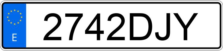 Numer rejestracyjny 2742DJY posiada KYMCO GRAND DINK 125