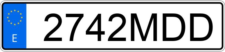 Numer rejestracyjny 2742MDD posiada VOLKSWAGEN T-ROC