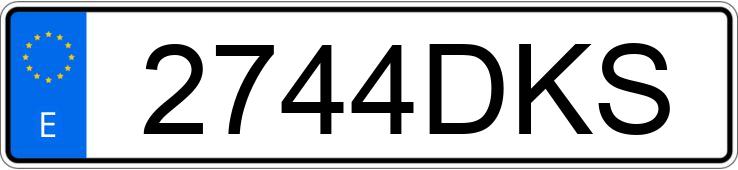 Numer rejestracyjny 2744DKS posiada NISSAN ALMERA Numer rejestracyjny 2744DKS posiada NISSAN ALMERA