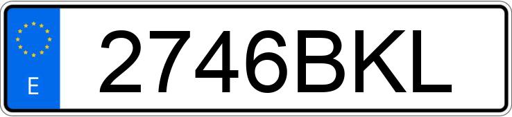 Numer rejestracyjny 2746BKL posiada AUDI A4 Numer rejestracyjny 2746BKL posiada AUDI A4
