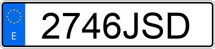 Numer rejestracyjny 2746JSD posiada HARLEY DAVIDSON SPORTSTER