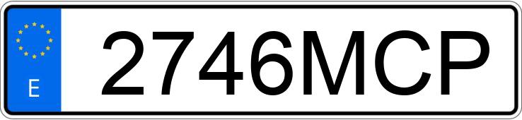 Numer rejestracyjny 2746MCP posiada FIAT 500 Numer rejestracyjny 2746MCP posiada FIAT 500