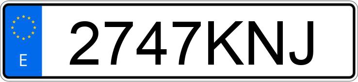 Numer rejestracyjny 2747KNJ posiada KIA CEED Numer rejestracyjny 2747KNJ posiada KIA CEED