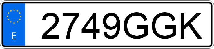 Numer rejestracyjny 2749GGK posiada MITSUBISHI MONTERO Numer rejestracyjny 2749GGK posiada MITSUBISHI MONTERO