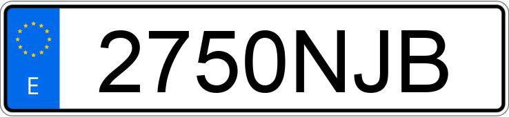 Numer rejestracyjny 2750NJB posiada CUPRA LEON