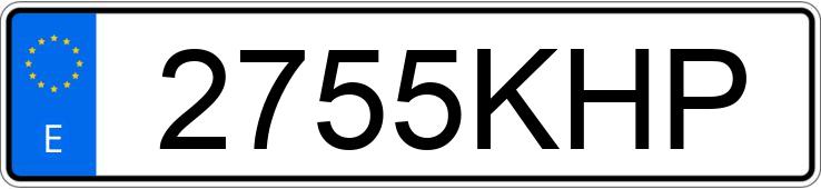 Numer rejestracyjny 2755KHP posiada VOLKSWAGEN CRAFTER