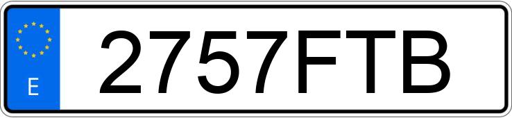 Numer rejestracyjny 2757FTB posiada BMW SERIE 5 Numer rejestracyjny 2757FTB posiada BMW SERIE 5