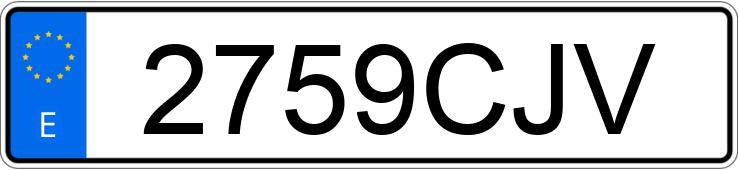 Numer rejestracyjny 2759CJV posiada OPEL ASTRA