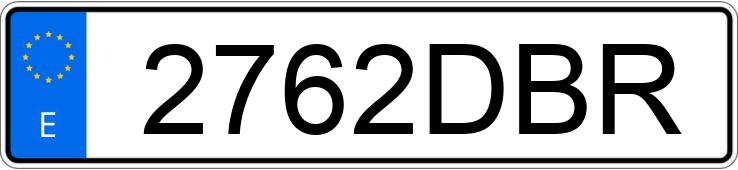 Numer rejestracyjny 2762DBR posiada AUDI A3 1.6 FSI AMBIENTE Numer rejestracyjny 2762DBR posiada AUDI A3 1.6 FSI AMBIENTE