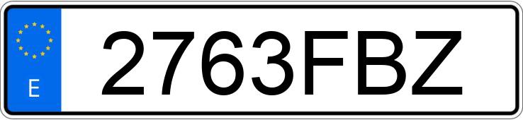 Numer rejestracyjny 2763FBZ posiada SEAT LEON