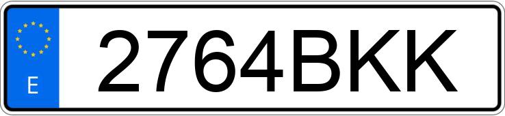 Numer rejestracyjny 2764BKK posiada RENAULT MEGANE Numer rejestracyjny 2764BKK posiada RENAULT MEGANE