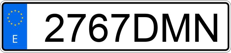 Numer rejestracyjny 2767DMN posiada SEAT IBIZA