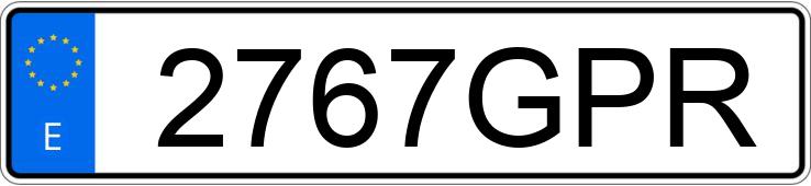 Numer rejestracyjny 2767GPR posiada BMW SERIE 1 E87 118D