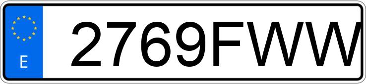 Numer rejestracyjny 2769FWW posiada TOYOTA LAND CRUISER