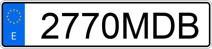 Numer rejestracyjny 2770MDB posiada FIAT 500 Numer rejestracyjny 2770MDB posiada FIAT 500