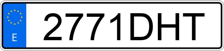 Numer rejestracyjny 2771DHT posiada SEAT LEON