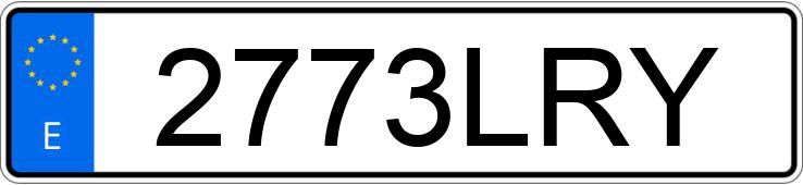 Numer rejestracyjny 2773LRY posiada AUDI Q2