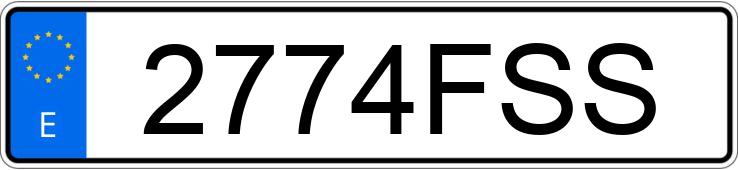 Numer rejestracyjny 2774FSS posiada RENAULT MEGANE