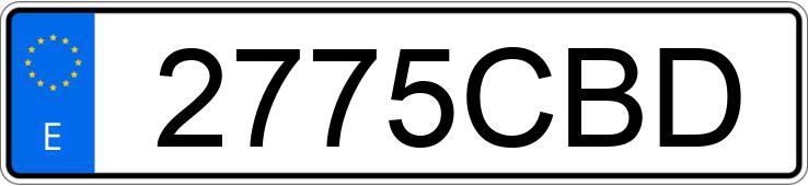 Numer rejestracyjny 2775CBD posiada SEAT LEON