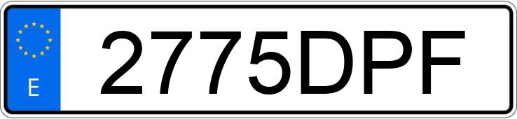 Numer rejestracyjny 2775DPF posiada OPEL FRONTERA Numer rejestracyjny 2775DPF posiada OPEL FRONTERA