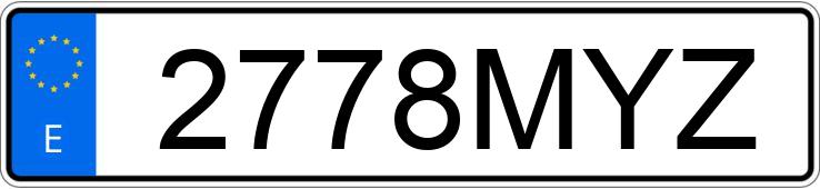 Numer rejestracyjny 2778MYZ posiada BMW X1