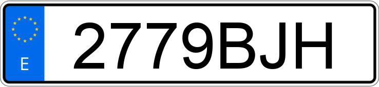 Numer rejestracyjny 2779BJH posiada OPEL CORSA